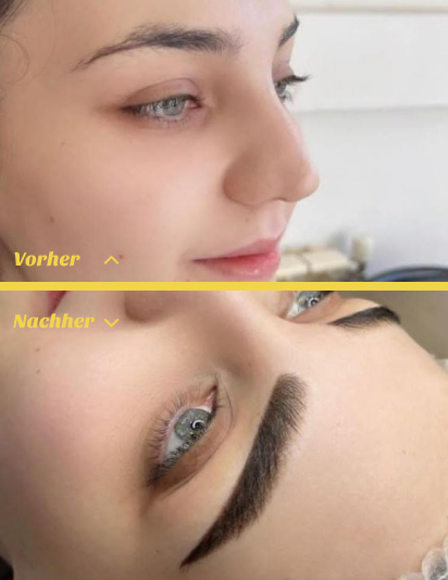 Powder Combi Brows in Stuttgart – Kombination aus Powder Brows & Microblading für volle Brauen Powder Combi Brows in Stuttgart – Perfekt geformte und natürlich schattierte Augenbrauen